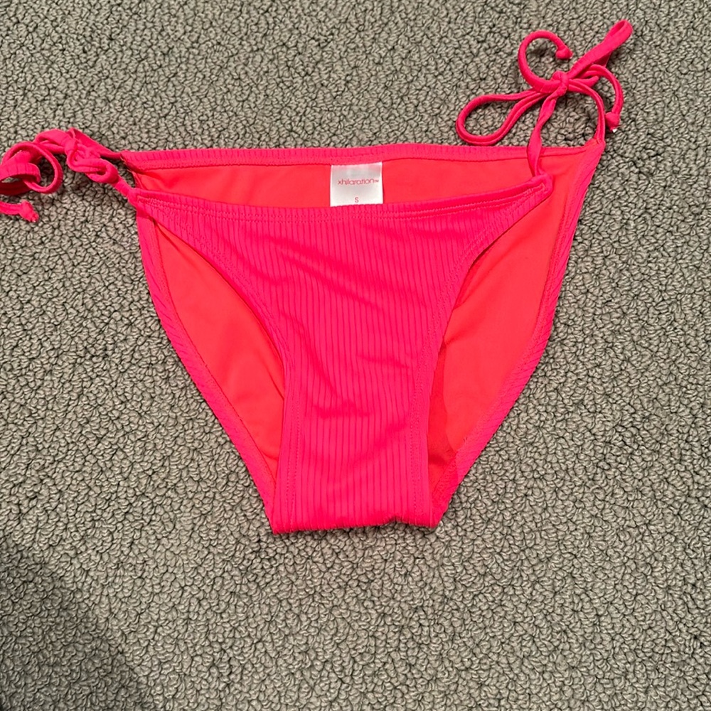 xhilaration bikini bottom with adjustable ties